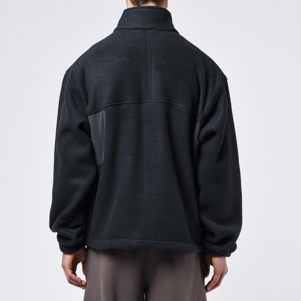 Nike ACG Series Spliced High Collar Fleece Jacket Zip-Up Men Outerwear Black BQ3446-011