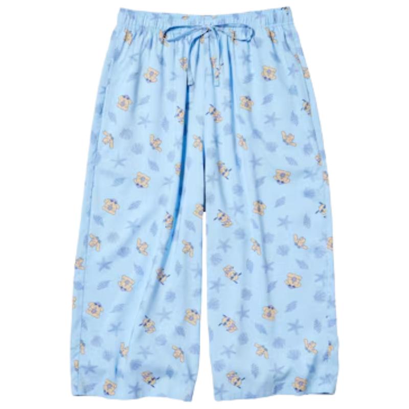 UNIQLO 488159 Women Sanrio Characters RELACO BLUE Lounge Pants Pajama Bottoms Japan S