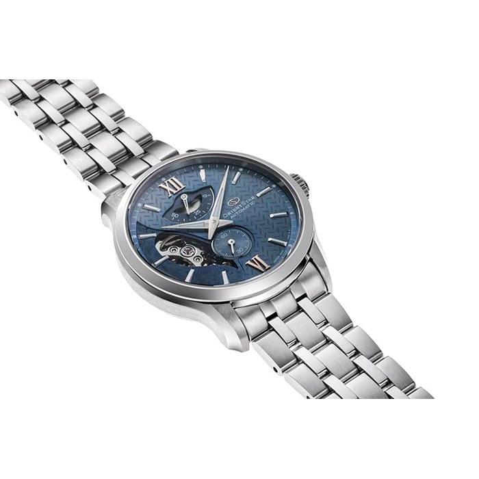 ORIENT STAR Automatic Watch Layered Skeleton Mechanical Japan Made 2-Year Warranty Open Heart RK-AV0B08L Men's Light Blue