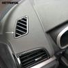 For Mitsubishi Eclipse Cross 2017-2024 2025 Carbon Fiber Front Upper Air Condition Vent Outlet Cover Trim Interior Accessories