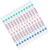 2Boxes Waterproof Paint Pens Waterproof Marker Signature Pen for Glass Metal Wood Fabric Tyre Tread BlueGreen