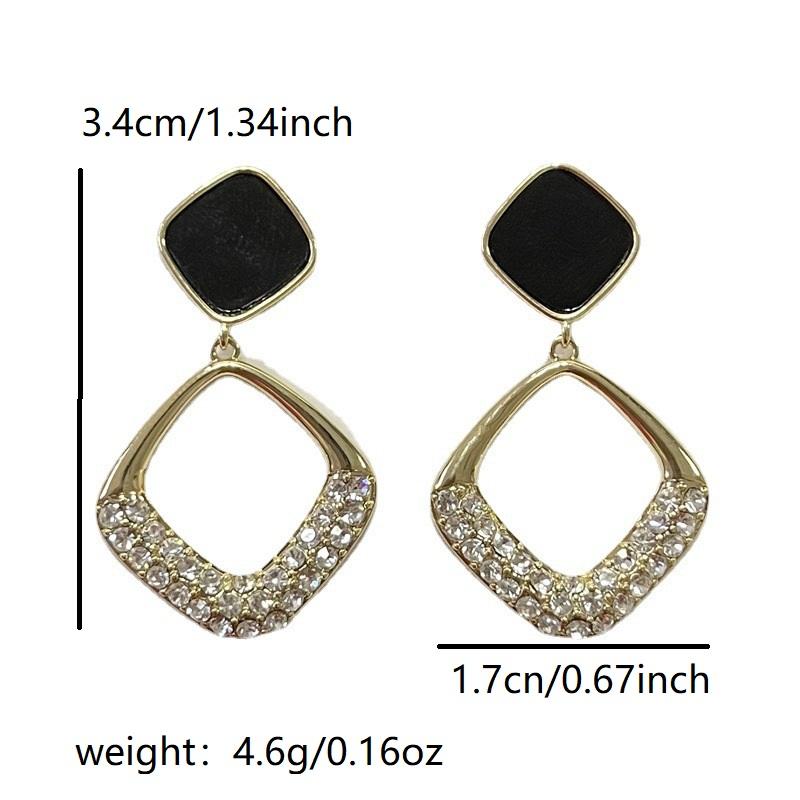2Pc Women'S Modish Fashionable Geometric Earrings Jewelry Accessories Suitable For Date, Party, Festival Gifts 18001Fashion Jewelry
