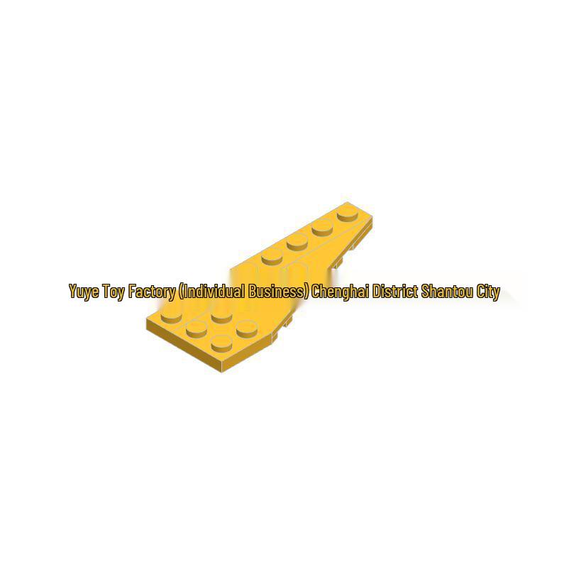 DIY 3x8 Right Wedge Plate for Small Particle Educational Building Blocks MOC 50304 0.5kg золотой
