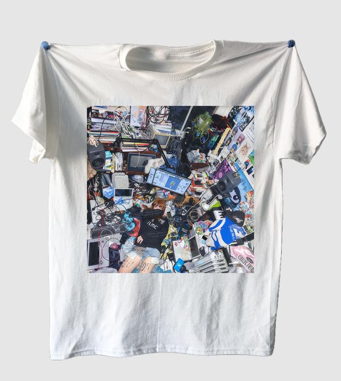 I Love My Computer Ninajirachi white T-shirt short sleeve VDF029 L
