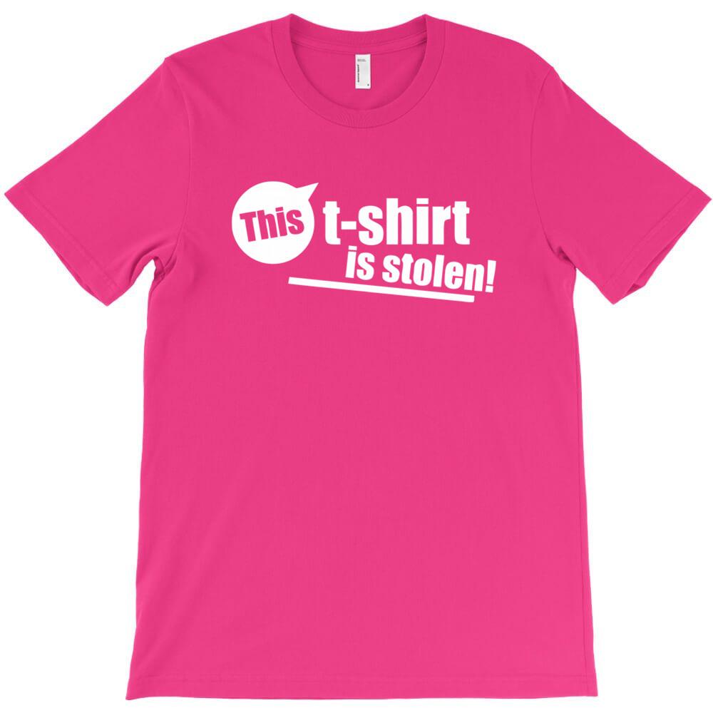 This T Shirt Is Stolen Funny T Shirt Printed T Shirts Men Round Neck Short Sleeved