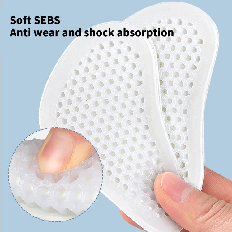 2 Pairs Arch Support Insoles Breathable Cushioned Forefoot Protectors Pad For Women Men Daily Work and Flat Feet Relief