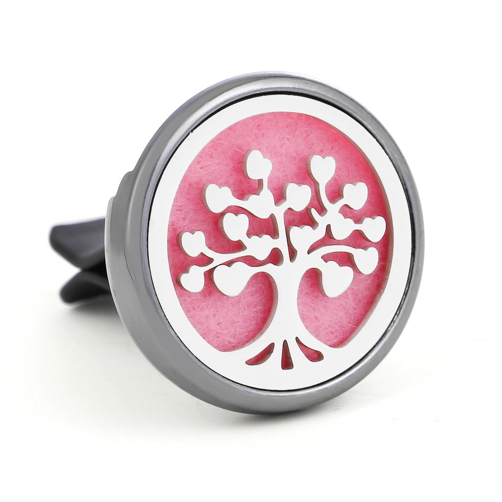 1pc Refillable Car Air Freshener Perfume Diffuser Clip, Auto Air Vent Car Interior Car Aromatherapy Diffuser With 10pcs Pads
