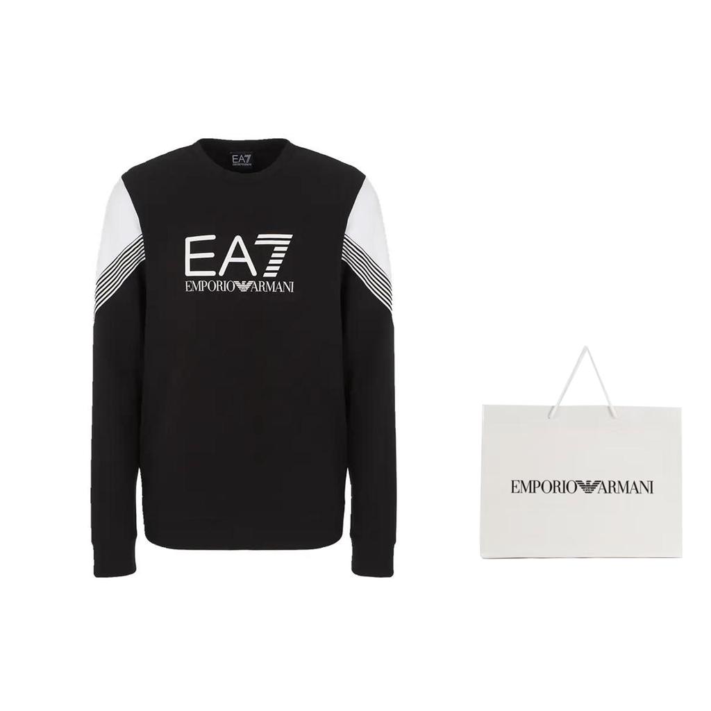 Emporio Armani EA7 Sweatshirt Men's Black 6LPM55-PJ9FZ-1200