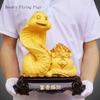 Moderne minimalistische Harz Glück Tierkreis Schlange Dekorationen Geburtstagsgeschenke Maskottchen goldene Schlange Dekorationen Künstliches Tier