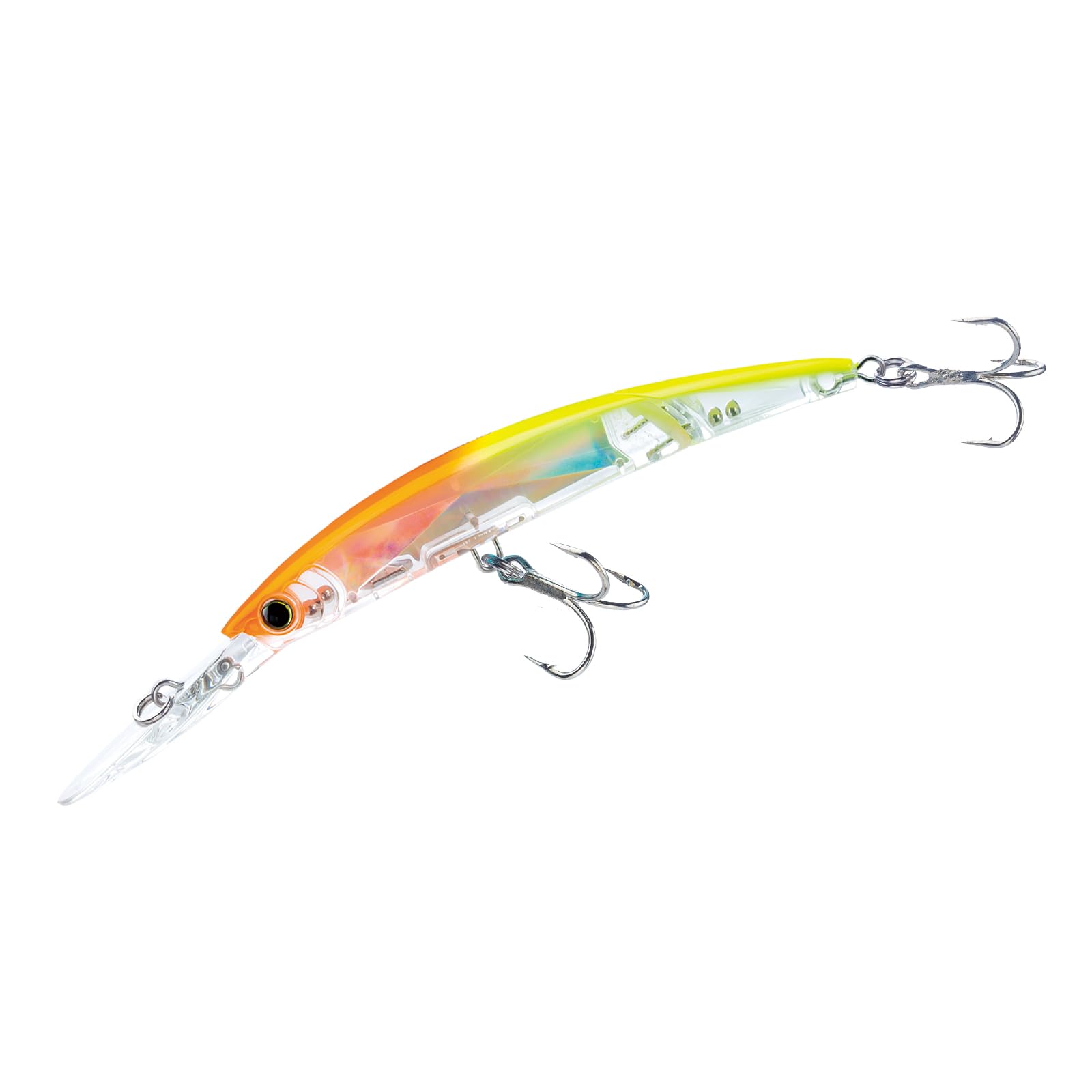 

Crystal 3D Minnow Deep Diver Jointed YO-ZURI Lure, 130mm, F1155-C57 (Orange Yellow)