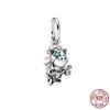 Anhänger Charm Bead Fit Armband/Halskette 925 Sterling Silber Schmuck Ballon Welpe Schlagzeuger Kleiner Bär