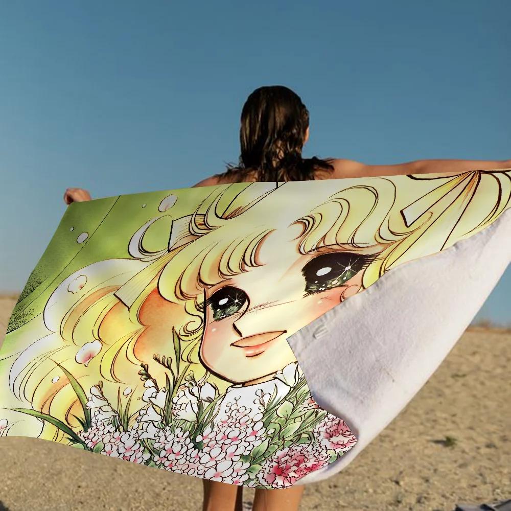 Candy Candy Towel Microfiber Beach Towel Absorbent Quick dry Soft Yoga Swimming Resort Mountain Climbing Towel W30*H60(CM)