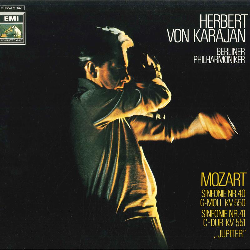 LP Record HERBERT VON KARAJAN, BERLINER PHILH - Mozart Symphonie Nr40 G-moll, Kv550 C06502147 EMI ELECTROLA Germany Classical Used