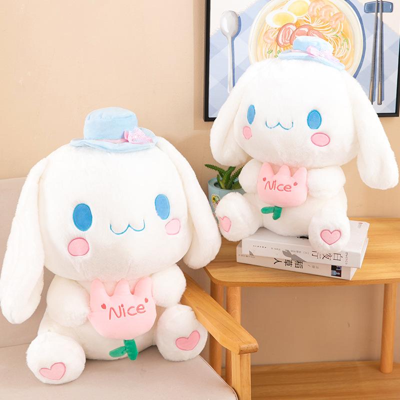 Cute nice dog doll plush toy sleeping pillow large drop-eared dog accompanying doll girl holiday gift