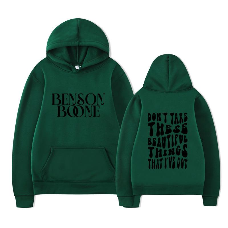 Benson Boone Hoodie Men Women Sweatshirt Print Unisex Streetwear Hip Hop Style Autumn Winter Fashion Tops Clothes