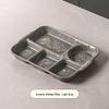 Multi-Compartment Ceramic Plate for Kids & Adults - Ideal for Weight Loss & Postpartum, Aesthetic Design for Balanced Meals
