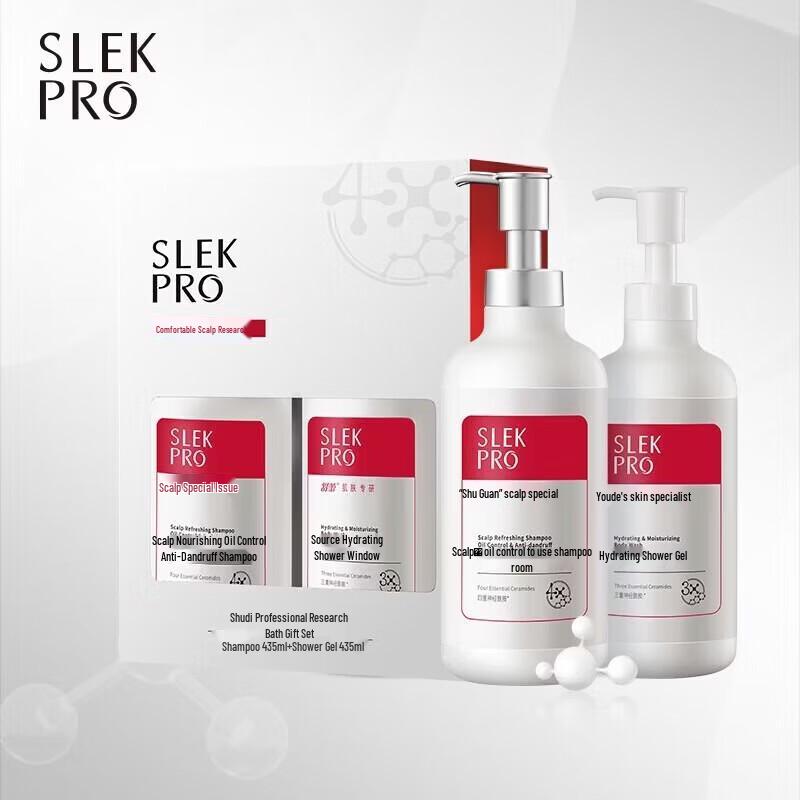 SLEK Scalp Care Oil Control Anti-Dandruff Shampoo Set
