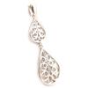 Les Trésors De Lily [L1297] - Silver Pendant 'Carmen' Silver (rhodium-plated) - 32x14 Mm
