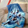 Manchester United Manchester City Blanket Lightweight Print Throw Blanket For Couch, Bed, Car, A Heartfelt Gift for Your Family and Friends