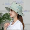Summer Sun Bucket Hats Quick Dry Wide Brim Mesh Breathable Outdoor Fisherman Hats  UV Protection Sunshade Mountaineering Hat