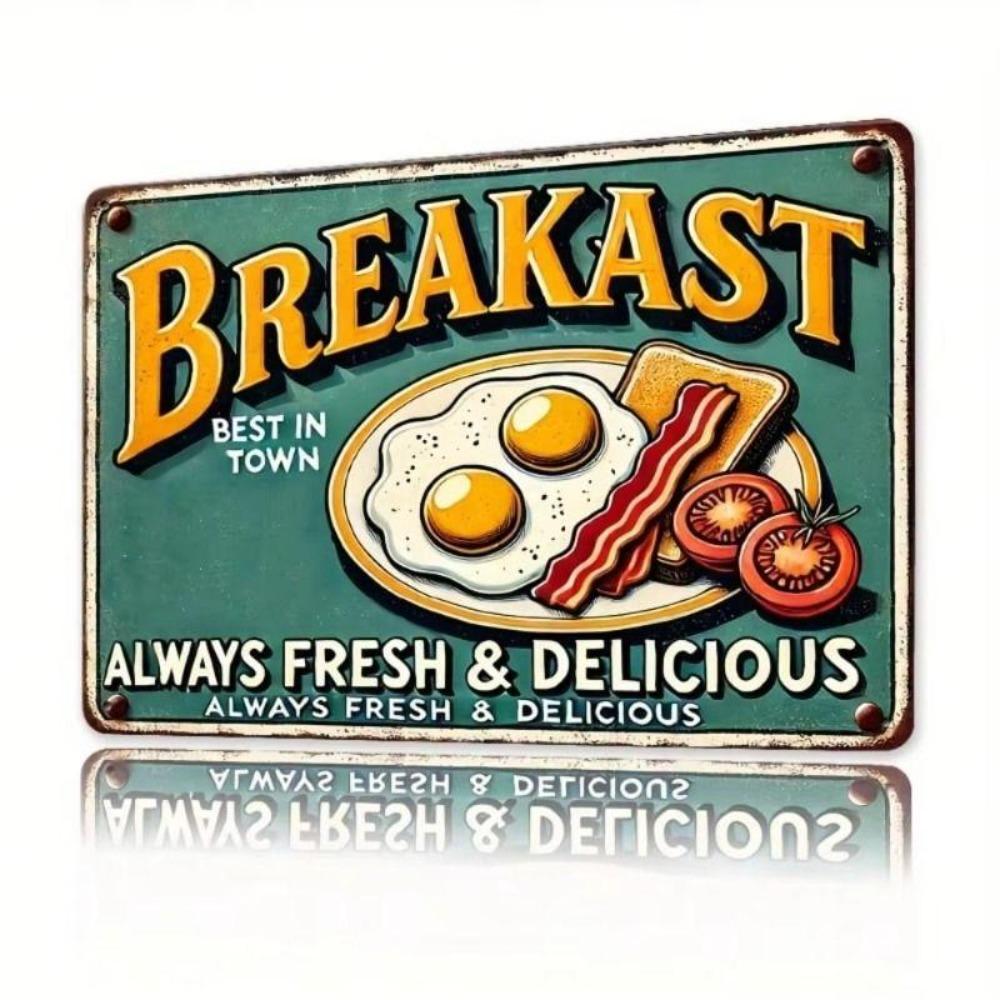 Retro Metal Tin Sign 20x30cm for Home Living Room Balcony Wall Decor