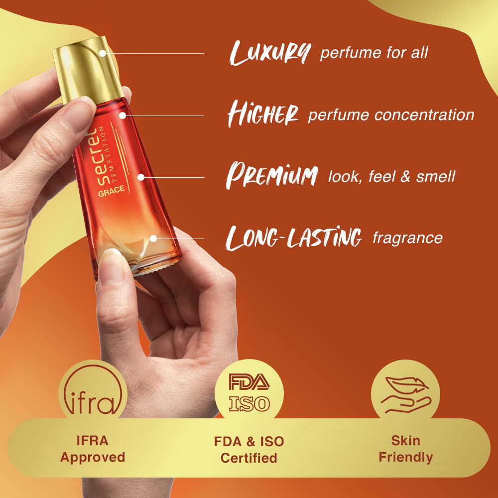 Perfume Water Grace (50 Ml), Grace Eau De Parfum, Secret Temptation