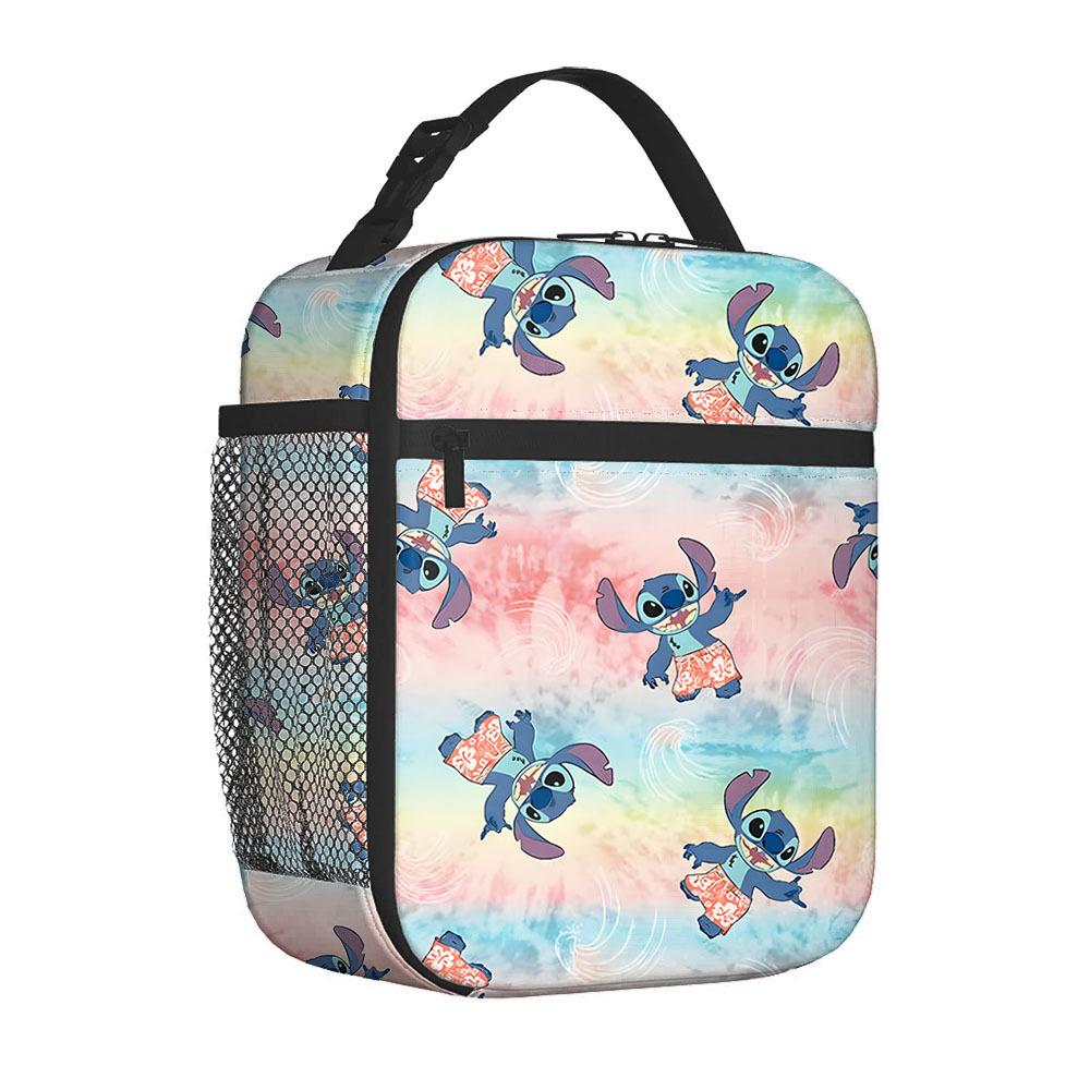 Qi Portable Lunch Bag Primary And Secondary School Students Full Printed Meal Bag Ice Bag Picnic Ice Bag