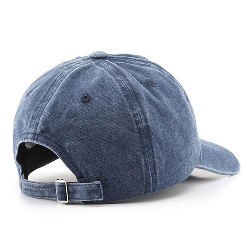 Retro Baseball Cap Female Embroidered Letters Peaked Cap