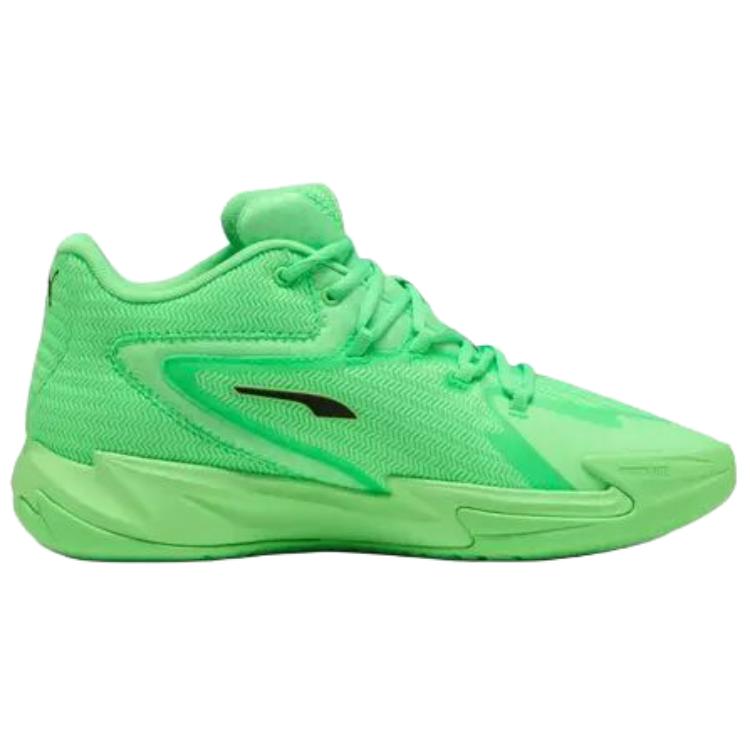 Puma Dagger Versatile Comfortable Non-Slip Durable Mid-Top Basketball Shoes Unisex Sneakers Green 311353-04