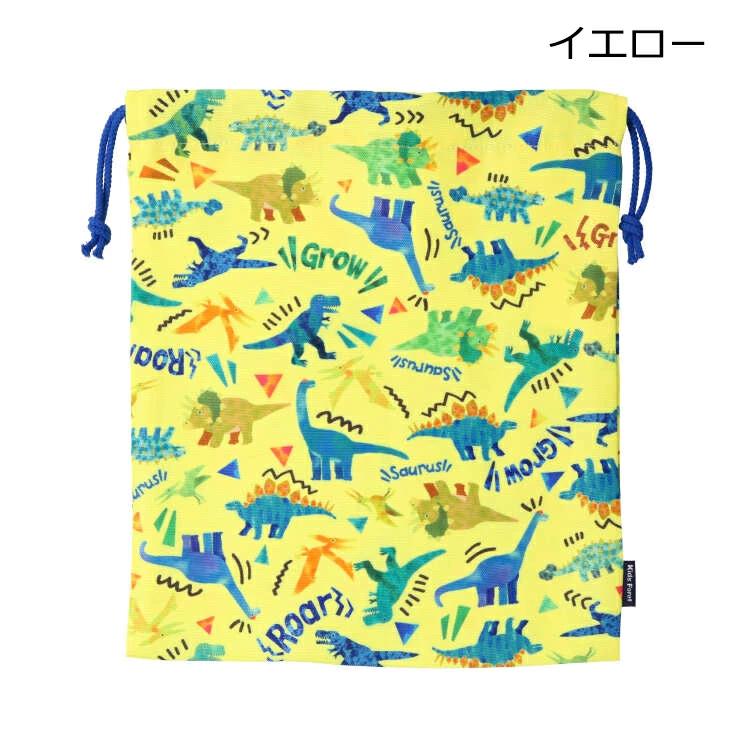 [Children's Clothing] Kids Foret (Kids Foret) Unicorn, Working Car, Dinosaur, Strawberry Pattern Drawstring Bag M B11609