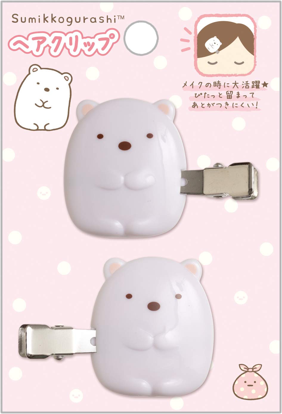 

Заколка для волос Sumikko Gurashi Polar Bear FE29501 San-X