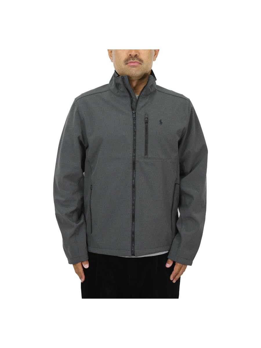 

POLO RALPH LAUREN Ветровка софтшелл Размер Greyhtr Мужская куртка, 01010013, XXL, [Б/у]