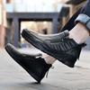 Fashionable Men's Breathable Soft Soled Casual Leather Shoes Brand Spring New Men's Comfortable Side Zipper Octopus Casual Shoes