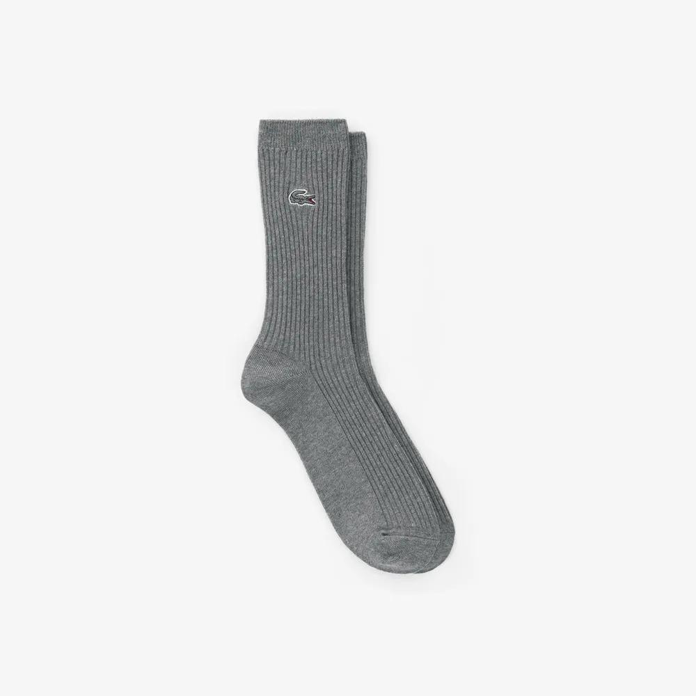 Women s Ribbed Middle Socks RA012E-56G-CCA Light yellow (107)