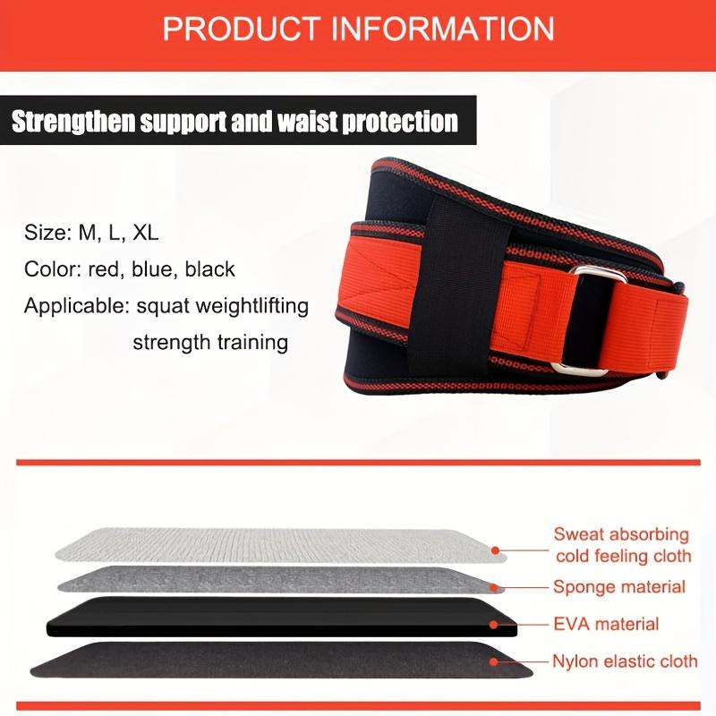 Breathable Pressure Fitness Waist Belt for Men, Suitable for Outdoor Sports, Featuring a Wide Adjustable Strap for Weightlifting