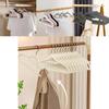 Premium Velvet Hangers Set Of Ten With Thick Non-slip Design For Clothes Drying And Storage