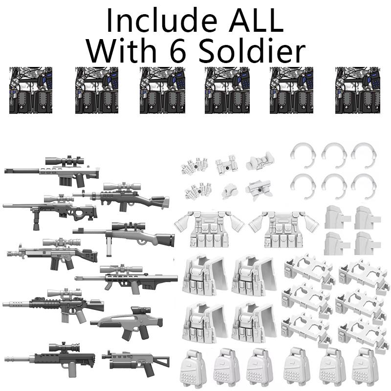 Городской спецназ Призрачный коммандос Фигурки Специальные силы Строительные блоки Современный солдат армии Полиция Военное оружие Кирпичики Игрушки Для детей