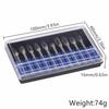 Zmart 3mm Tungsten Router Diamond Slice Set with Shank Tungsten Carbide Milling Rotary Broken Steel Cone Drill Set 10-Piece 1/8" Cutter,
