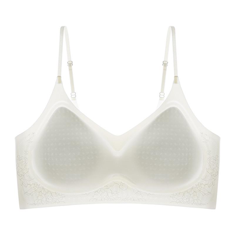 Women s Summer Ice Silk Seamless Cooling Bra with Back Support Extra Large
