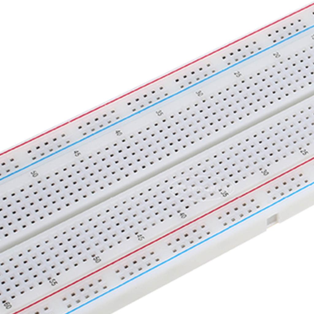 10Pcs Solderless Breadboard ABS 5.6x16.5x0.85cm 830 Points for Experiment Testing
