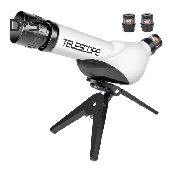 

Телескопы для детей и начинающих. Астрономический телескоп с высоким разрешением и несколькими линзами. Портативный дорожный монокулярный телескоп для наблюдения за звездами на открытом воздухе. белый