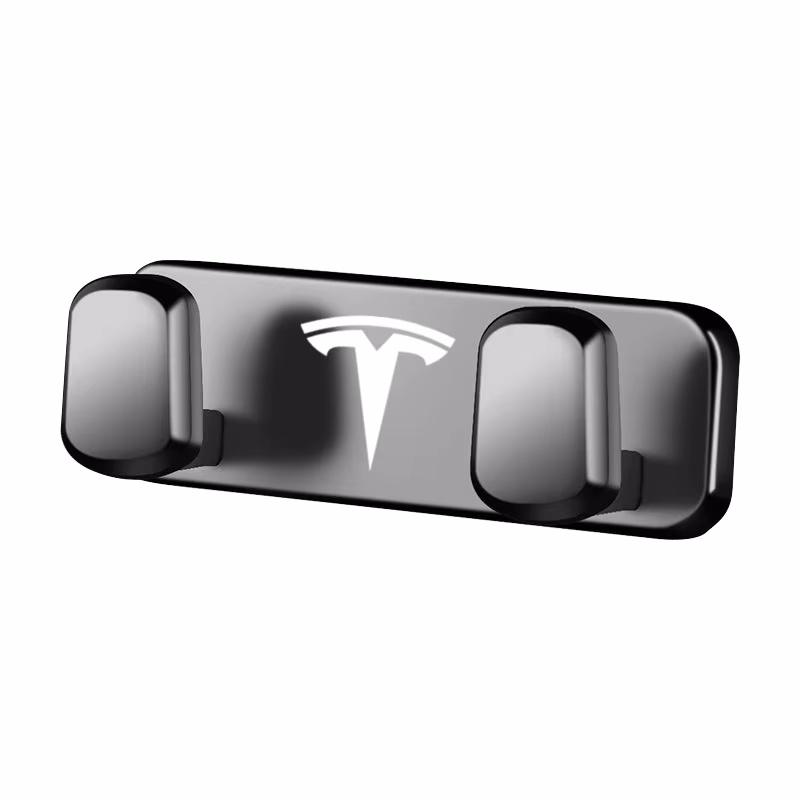 ALQ1 Car Zinc Alloy Storage Hooks Interior Organize Tools Accessories For Tesla SpaceX Model 3 Highland 2023 Model S Model X Model Y