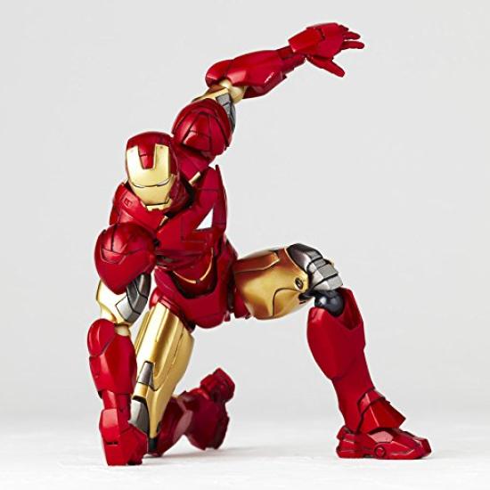 Efecte speciale Revoltech Iron Man 2 Figurină de acțiune pictată Iron Man Mark 6 Versiune nouă la pachet Legacy OF Revoltech ABS și PVC fără scară