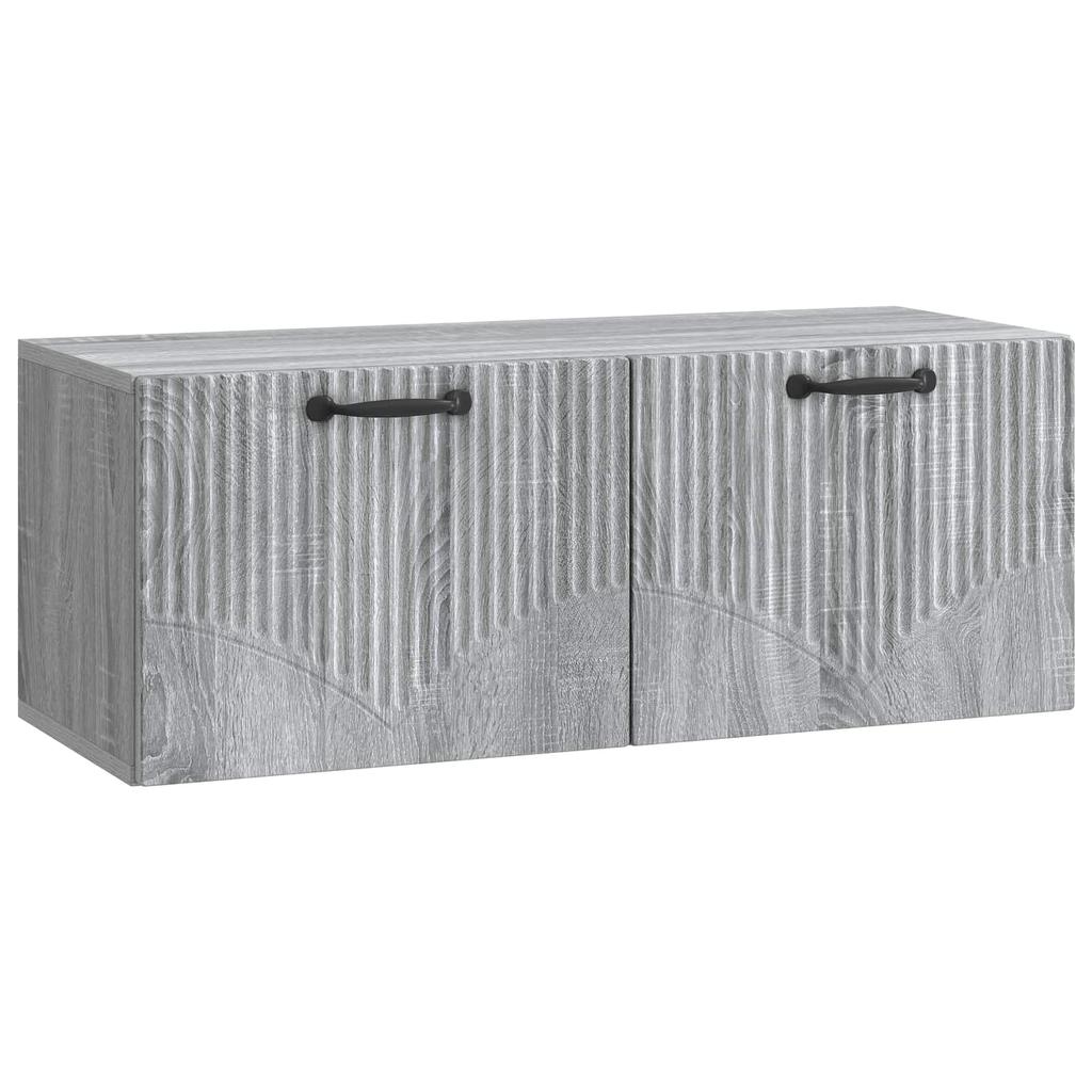 Wall Mounted TV Cabinet Grey Sonoma 78.5 x 31 x 30 cm
