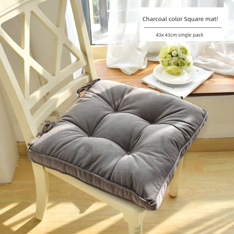 

Ткань Утолщенная Наполненная Подушка Подушка для Стула для Студента Подушка для Стула для Класса Офисного Стула Подушка для Табурета Напольная Подушка для Сиденья Татами CHARCOAL 43X43cm square pad