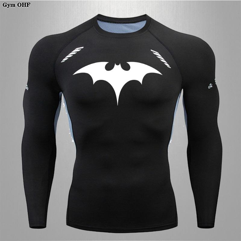 GYM Men's T Shirt Quick-drying Compression Shirts Jujitsu Boxing Top Training Sports Fitness Yoga Breathable Workout Undershirt