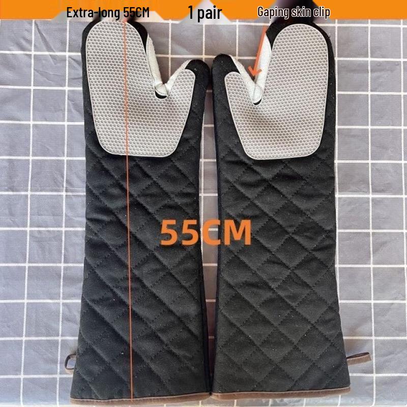 HANDUNYOU 500°C Heat Resistant Silicone Waterproof Anti-slip Gloves