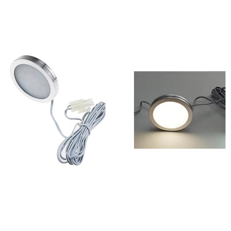 

Светодиодный светильник для шкафа 12 В, тонкие потолочные светильники, холодный, теплый, нейтральный белый, накладной, 3 Вт, точечные светильники, SMD2835, диммируемые светильники под