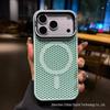 iPhone 17 Pro Max Lens Holder Case: Summer Heat Dissipation Magnetic PC Design
