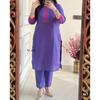 Women Designer Chettinad Cotton Kurti Indian Bollywood Top Tunic Kurta Pant Set SC-2283